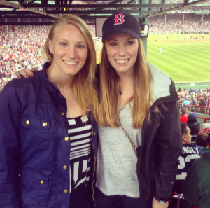 Yankees/Red Sox at Fenway with my Sis